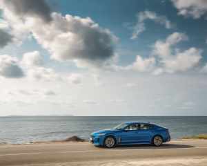 Kia Stinger blue dynamic  (5)